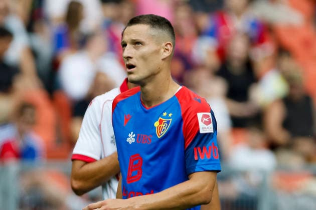 Zan Celar (FC Basel, 09) , Schweiz, Fussball, Super League, 3.Spieltag, 2026 2027, FC Basel 1893 vs. FC Thun, 09.08.2026, Basel Sankt Jakob Park Schweiz *** Zan Celar, FC Basel, 09, Switzerland, Soccer, Super League, Matchday 3, 2026–2027, FC Basel 1893 vs. FC Thun, August 9, 2026, St. Jakob Park, Basel, Switzerland Copyright: xGrantxHubbsx