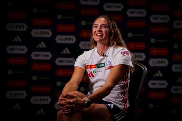 EM i friidrett utendors 2026 Birmingham, England 20260809. Amanda Marie Grefstad Froynes under sondagens pressetreff pa hotellet til den norske troppen i Birmingham, i forkant av friidretts-EM. Mesterskapet starter mandag. Foto: Beate Oma Dahle NTB Birmingham England EDITORIAL USE ONLY. RESTRICTED USE FOR BETTING COMPANIES Ref:_SPOpZ0RNvS6sFU.jpg *** 2026 European Outdoor Athletics Championships, Birmingham, England, August 9, 2026: Amanda Marie Grefstad Froynes during Sunday’s press conference at the Norwegian team’s hotel in Birmingham, ahead of the European Athletics Championships, which begin Monday. Photo: Beate Oma Dahle, NTB, Birmingham, England. EDITORIAL USE ONLY. RESTRICTED USE FOR BETTING COMPANIES  Copyright: xBeatexOmaxDahlex xNTBx