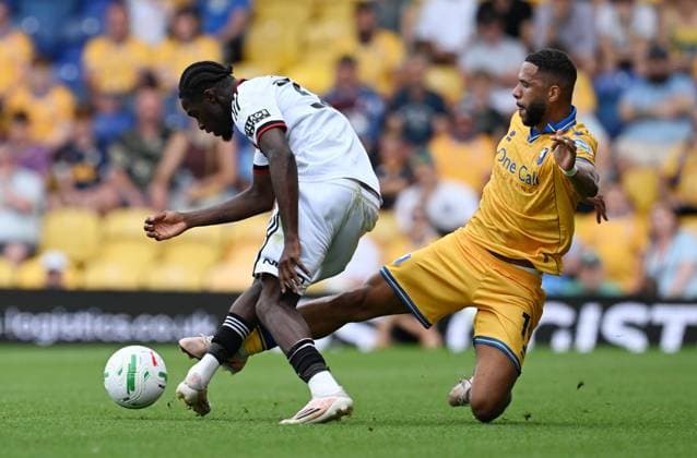 Football, EFL Cup, Mansfield Town v Sheffield United