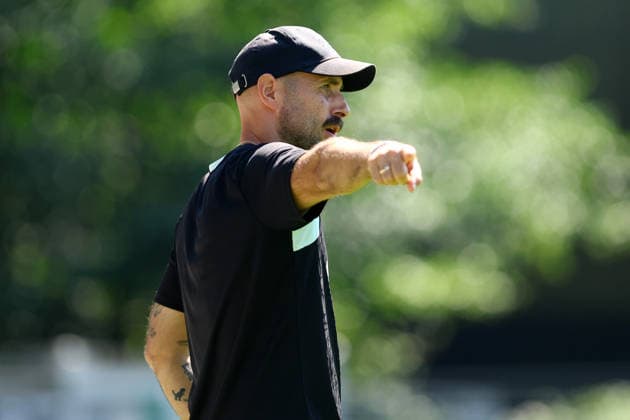Alexander Hahn (Trainer, FC St. Pauli U23) Fußball I Herren I Regionalliga Nord I Saison 2026-2027 I 2. Spieltag I FC St. Pauli U23 - Bremer SV I 09.08.2026 I Edmund-Plambeck-Stadion *** Alexander Hahn, Coach, FC St. Pauli U23 Soccer I Men s Team I Regionalliga Nord I 2026–2027 Season I Matchday 2 I FC St. Pauli U23 vs. Bremer SV I August 9, 2026 I Edmund Plambeck Stadium