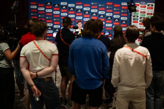 260809 Jakob Asserson Ingebrigtsen of the Norwegian national athletics team at a press event ahead of the 2026 European Athletics Championships on August 9, 2026 in Birmingham. Photo: Mathias Bergeld BILDBYRAN kod MB MB1396 friidrott athletics friidrett friidrotts-em em friidretts-em 2026 european athletics championships pressträff event meeting -1 bbeng norway norge *** August 9, 2026: Jakob Asserson Ingebrigtsen of the Norwegian national track and field team at a press event ahead of the 2026 European Athletics Championships on August 9, 2026 in Birmingham. Photo by Mathias Bergeld, BILDBYRAN, code MB MB1396. athletics, friidrett, friidrotts EM, 2026 European Athletics Championships, press conference, event, meeting, 1, BBeng, Norway, Norge  Copyright: MATHIASxBERGELD BB260809MB003