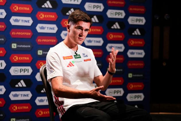 European Athletics Outdoor Championships 2026 Birmingham, England 20260809. Jakob Ingebrigtsen during Sunday s press conference, PK, Pressekonferenz at the Norwegian team s hotel in Birmingham, ahead of the European Athletics Championships. The championships start on Monday. Photo: Beate Oma Dahle NTB Birmingham England EDITORIAL USE ONLY. RESTRICTED USE FOR BETTING COMPANIES Ref:_SPOMdS41GdUQJU.jpg *** 2026 European Athletics Outdoor Championships, Birmingham, England, August 9, 2026: Jakob Ingebrigtsen during Sunday’s press conference at the Norwegian team’s hotel in Birmingham, ahead of the European Athletics Championships. The championships begin on Monday. Photo: Beate Oma Dahle, NTB, Birmingham, England. EDITORIAL USE ONLY. RESTRICTED USE FOR BETTING COMPANIES.  Copyright: xBeatexOmaxDahlex xNTBx