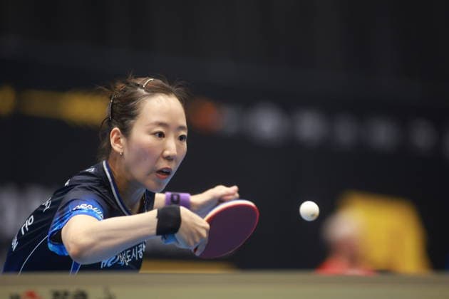 2026 WTT Europe Smash - Sweden - Qualifications Day 2 Yang Ha Eun of South Korea competes against Syndrela Das of India during the women s singles qualifying round 2 at the 2026 Europe Smash at the Baltiska Hallen in Malmo, Sweden, on August 9, 2026. Malmo Sweden  Copyright: xRemyxGrosx originalFilename:gros-europesm260809_npDeL.jpg