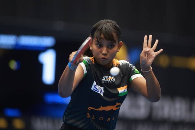 2026 WTT Europe Smash - Sweden - Qualifications Day 2 Syndrela Das of India competes against Yang Ha Eun of South Korea during the women s singles qualifying round 2 at the 2026 Europe Smash at the Baltiska Hallen in Malmo, Sweden, on August 9, 2026. Malmo Sweden  Copyright: xRemyxGrosx originalFilename:gros-europesm260809_npN6P.jpg