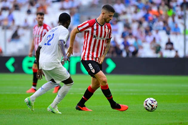 FOOTBALL : Olympique de Marseille VS Athletic Club Bilbao - 09 08 2026 Oihan Sancet (ATH) - Pre-season friendly between Olympique de Marseille and Athletic Club Bilbao on August 9, 2026 at the CEPAC Velodrome Stadium in Marseille. MarseilleFrance  Copyright: xWilliamxCannarellax