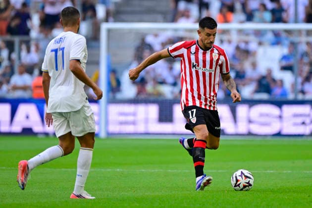FOOTBALL : Olympique de Marseille VS Athletic Club Bilbao - 09 08 2026 Yuri Berchiche (ATH) - Pre-season friendly between Olympique de Marseille and Athletic Club Bilbao on August 9, 2026 at the CEPAC Velodrome Stadium in Marseille. MarseilleFrance  Copyright: xWilliamxCannarellax