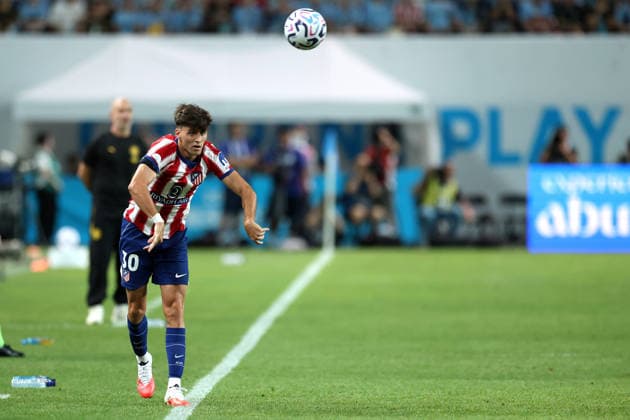 Man City vs Atletico de Madrid pre-season match in Seoul, South Korea Dani Martinez of Atletico de Madrid takes a throw-in during a pre-season friendly soccer match between Manchester City FC and Atletico de Madrid at Seoul World Cup Stadium in Seoul, South Korea, on August 09, 2026. Seoul South Korea  Copyright: xMatrixxImages JungxUi-Chelx