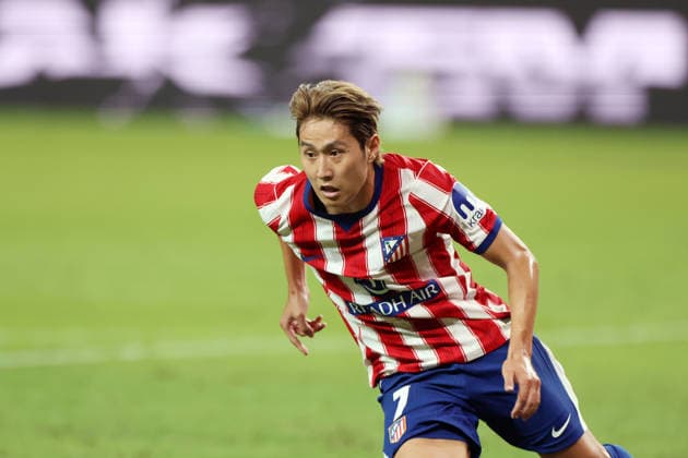 Man City vs Atletico de Madrid pre-season match in Seoul, South Korea Lee Kang-In of Atletico de Madrid runs with the ball during a pre-season friendly soccer match between Manchester City FC and Atletico de Madrid at Seoul World Cup Stadium in Seoul, South Korea, on August 09, 2026. Seoul South Korea  Copyright: xMatrixxImages JungxUi-Chelx