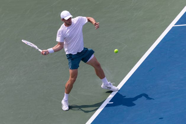 August 9, 2026, Montreal, Quebec, Canada: TALLON GRIEKSPOOR from Nederlands forehand in match against Daniel Merida from Spain in round of 16 at Canadian Open at IGA stadium in Montreal, Quebec, Canada on 2026-08-09 Montreal Canada - ZUMAl189 20260809_zsp_l189_018 Copyright: xYannickxLegarex