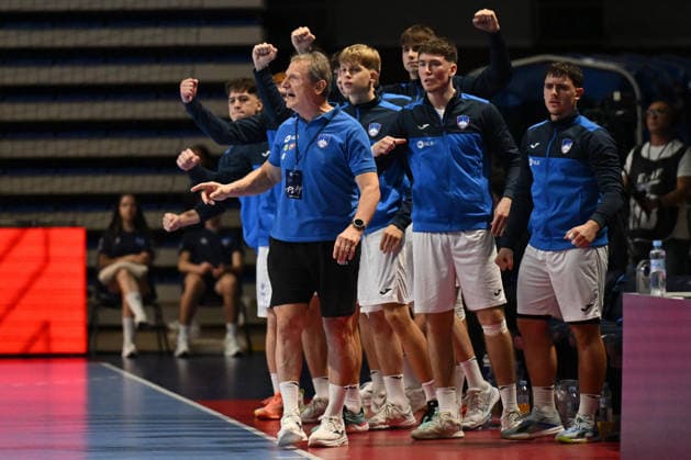 GERMANY vs SLOVENIA MARKO SIBILA coach handball U18 Gernany national team, Nationalteam vs Slovenia during EHF U18 European Championship, EM, Europameisterschaft final match at Aleksandar Nikolic Pionir hall, Belgrade 09.08.2026 Foto: HANDBALL, SERBIA, EHF EUROPEAN U18 CHAMPIONSHIP, GERMANY, SLOVENIA Belgrade Aleksandar Nikolic Pionir arena Serbia Copyright: xMarkoxMetlasx xMNxPressx