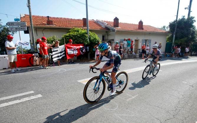 Tour de France féminin PHOTOPQR NICE MATIN Jean François Ottonello ; Nice ; 09 08 2026 ; Tour de France Femmes - Etape 9 Nice-Nice, ici dans le du col d Eze - Urska Zigart, AG Insurance-Soudal Team 9th and final stage of the fifth edition of the Women s Tour de France cycling race, 99.2 km from Nice to Nice, southeastern France on August 9, 2026. Nice France  Copyright: xPHOTOPQR NICExMATIN MAXPPPxJeanxFrançoisxOttonellox 20260809NIM7265 20260809NIM7265
