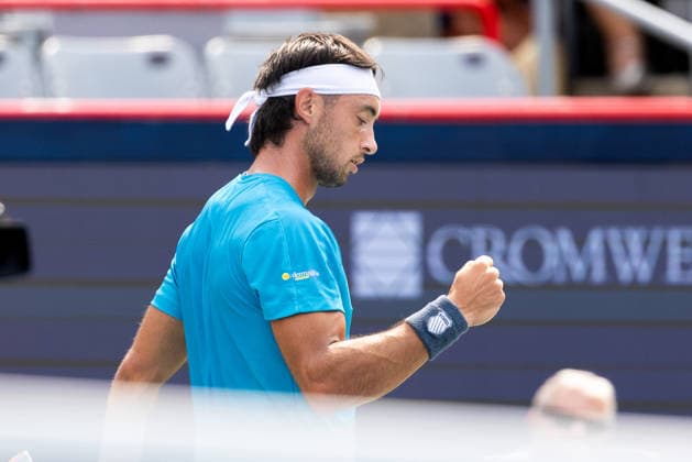 August 9, 2026, Montreal, Quebec, Canada: THIAGO AUGUSTIN TIRANTE from Argentina reaction in match against Learner Tien (12) from USA in round of 16 at Canadian Open at IGA stadium in Montreal, Quebec, Canada on 2026-08-09 TENNIS: Canadian Open Montreal 2026  - ZUMAl189 20260809_zsp_l189_053 Copyright: xYannickxLegarex