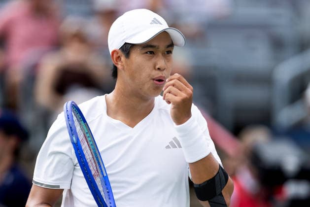 August 9, 2026, Montreal, Quebec, Canada: LEARNER TIEN (12) from USA in match against Thiago Agustin Tirante from Argentina in round of 16 at Canadian Open at IGA stadium in Montreal, Quebec, Canada on 2026-08-09 TENNIS: Canadian Open Montreal 2026  - ZUMAl189 20260809_zsp_l189_055 Copyright: xYannickxLegarex