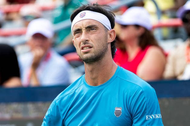 August 9, 2026, Montreal, Quebec, Canada: THIAGO AUGUSTIN TIRANTE from Argentina in match against Learner Tien (12) from USA in round of 16 at Canadian Open at IGA stadium in Montreal, Quebec, Canada on 2026-08-09 TENNIS: Canadian Open Montreal 2026  - ZUMAl189 20260809_zsp_l189_069 Copyright: xYannickxLegarex