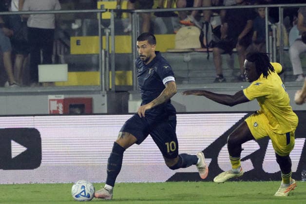 Lazio™s Mattia Zaccagni during the 2026 2027 season pre-season friendly football match between Frosinone and SS Lazio at the Benito Stirpe stadium in Frosinone Italy - Sunday, August 09, 2026 - Soccer ( Photo by Fabrizio Corradetti LaPresse )  Copyright: xFabrizioxCorradetti LaPressex