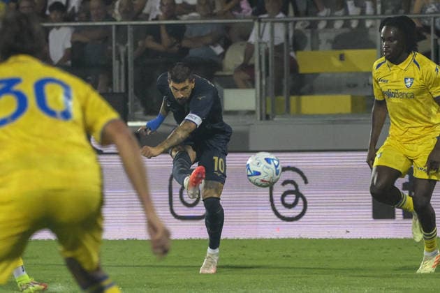 Lazio™s Mattia Zaccagni during the 2026 2027 season pre-season friendly football match between Frosinone and SS Lazio at the Benito Stirpe stadium in Frosinone Italy - Sunday, August 09, 2026 - Soccer ( Photo by Fabrizio Corradetti LaPresse )  Copyright: xFabrizioxCorradetti LaPressex