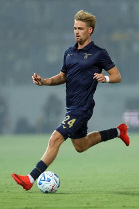 SOCCER - Friendly Match - Frosinone vs. Lazio Photo by IPA ABACAPRESS.COM87360844 - Frosinone, Italy, August 9, 2026: Kenneth Taylor (central midfielder) of S.S. Lazio in action during the friendly match between Frosinone Calcio and S.S. Lazio at Benito Stirpe Stadium. Frosinone Italy  Copyright: xIPAxSport ABACAx