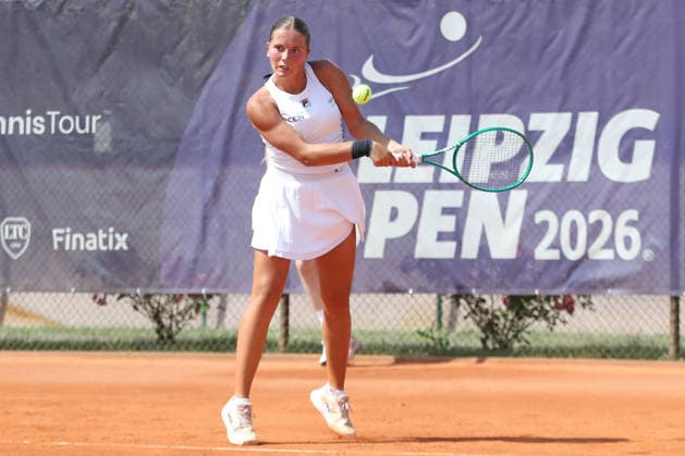 Leipzig Open 2026, ITF-Finale: Ida Wobker vs. Irene Burillo, 09.08.2026 Ida Wobker (Deutschland GER) im Finale. Leipzig Open 2026, ITF World Tennis Tour, 09.08.2026 auf der Anlage des Leipziger Tennisclubs 1990 in der Sportforum-Nordanlage. *** Leipzig Open 2026, ITF Final: Ida Wobker vs. Irene Burillo, August 9, 2026—Ida Wobker (Germany, GER) in the final of the Leipzig Open 2026, ITF World Tennis Tour, August 9, 2026, at the Leipzig Tennis Club 1990 on the Sportforum Nordanlage grounds Copyright: xBEAUTIFULxSPORTS JanxKaeferx