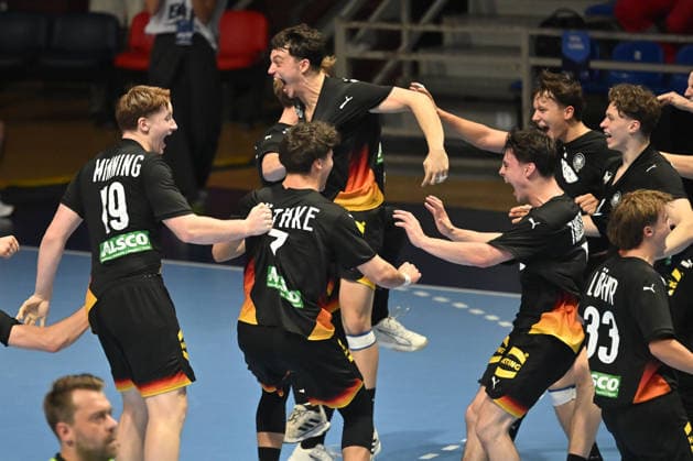 GERMANY vs SLOVENIA Handball U18 Gernany national team, Nationalteam vs Slovenia during EHF U18 European Championship, EM, Europameisterschaft final match at Aleksandar Nikolic Pionir hall, Belgrade 09.08.2026 Foto: HANDBALL, SERBIA, EHF EUROPEAN U18 CHAMPIONSHIP, GERMANY, SLOVENIA Belgrade Aleksandar Nikolic Pionir arena Serbia Copyright: xMarkoxMetlasx xMNxPressx
