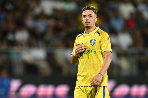 SOCCER - Friendly Match - Frosinone vs. Lazio Photo by IPA ABACAPRESS.COM87361677 - Matteo Cichella of Frosinone Calcio is in action during a preseason friendly match between Frosinone Calcio and S.S. Lazio at the Benito Stirpe Stadium on August 9, 2026, in Frosinone, Italy. Frosinone Italy  Copyright: xIPAxSport ABACAx