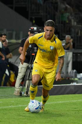 Frosinone s Antonio Raimondo during the 2026 2027 season pre-season friendly football match between Frosinone and SS Lazio at the Benito Stirpe stadium in Frosinone Italy - Sunday, August 09, 2026 - Soccer ( Photo by Fabrizio Corradetti LaPresse )  Copyright: xFabrizioxCorradetti LaPressex