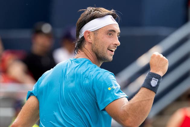 August 9, 2026, Montreal, Quebec, Canada: THIAGO AUGUSTIN TIRANTE from Argentina reaction in match against Learner Tien (12) from USA in round of 16 at Canadian Open at IGA stadium in Montreal, Quebec, Canada on 2026-08-09 TENNIS: Canadian Open Montreal 2026  - ZUMAl189 20260809_zsp_l189_090 Copyright: xYannickxLegarex