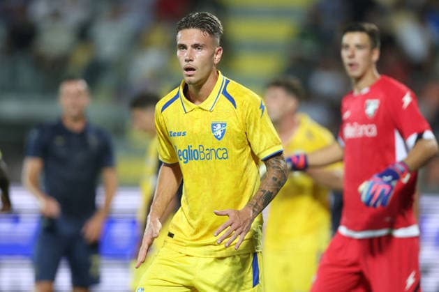 SOCCER - Friendly Match - Frosinone vs. Lazio Photo by IPA ABACAPRESS.COM87362202 - Frosinone, Italy, August 9, 2026: Antonio Raimondo of Frosinone in action during the friendly match between Frosinone Calcio and S.S. Lazio at Benito Stirpe Stadium. Frosinone Italy  Copyright: xIPAxSport ABACAx