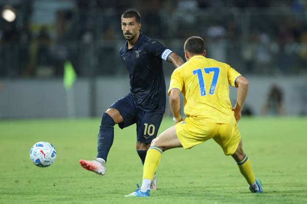 SOCCER - Friendly Match - Frosinone vs. Lazio Photo by IPA ABACAPRESS.COM87362206 - Frosinone, Italy, August 9, 2026: Mattia Zaccagni (attacking midfielder) of S.S. Lazio in action during the friendly match between Frosinone Calcio and S.S. Lazio at Benito Stirpe Stadium. Frosinone Italy  Copyright: xIPAxSport ABACAx