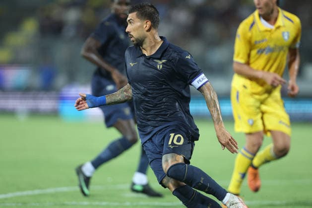 SOCCER - Friendly Match - Frosinone vs. Lazio Photo by IPA ABACAPRESS.COM87362201 - Frosinone, Italy, August 9, 2026: Mattia Zaccagni (attacking midfielder) of S.S. Lazio in action during the friendly match between Frosinone Calcio and S.S. Lazio at Benito Stirpe Stadium. Frosinone Italy  Copyright: xIPAxSport ABACAx