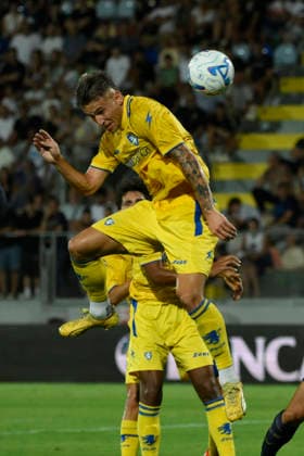 Frosinone s Antonio Raimondo during the 2026 2027 season pre-season friendly football match between Frosinone and SS Lazio at the Benito Stirpe stadium in Frosinone Italy - Sunday, August 09, 2026 - Soccer ( Photo by Fabrizio Corradetti LaPresse )  Copyright: xFabrizioxCorradetti LaPressex