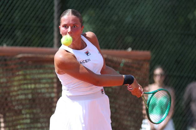 Leipzig Open 2026, ITF-Finale: Ida Wobker vs. Irene Burillo, 09.08.2026 Ida Wobker (Deutschland GER) im Finale. Leipzig Open 2026, ITF World Tennis Tour, 09.08.2026 auf der Anlage des Leipziger Tennisclubs 1990 in der Sportforum-Nordanlage. *** Leipzig Open 2026, ITF Final: Ida Wobker vs. Irene Burillo, August 9, 2026—Ida Wobker (Germany, GER) in the final of the Leipzig Open 2026, ITF World Tennis Tour, August 9, 2026, at the Leipzig Tennis Club 1990 on the Sportforum Nordanlage grounds Copyright: xBEAUTIFULxSPORTS JanxKaeferx