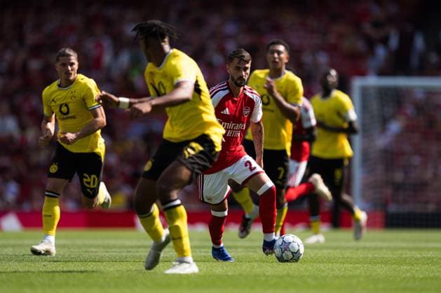 Fabio Vieira of Arsenal in action Arsenal vs Borussia Dortmund, Emirates Cup, Final, Emirates Stadium, London, UK - 09 Aug 2026London Emirates Stadium United Kingdom  Copyright: xWiredxPhotos Shutterstockx 17058922fq