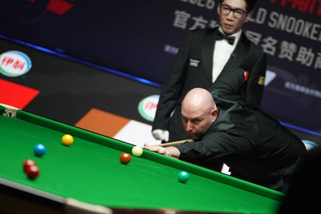 TAIYUAN, CHINA - AUGUST 09: Matthew Selt of England plays a shot in the first round match against Shaun Murphy of England on day 2 of the 2026 World Snooker Tour China Open at Taiyuan Binhe Sports Center on August 9, 2026 in Taiyuan, Shanxi Province of China.  Copyright: xTaixChengzhex 111659004960