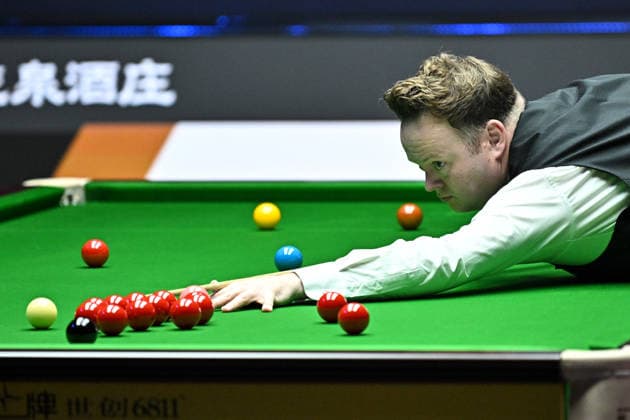 TAIYUAN, CHINA - AUGUST 09: Shaun Murphy of England plays a shot in the first round match against Matthew Selt of England on day 2 of the 2026 World Snooker Tour China Open at Taiyuan Binhe Sports Center on August 9, 2026 in Taiyuan, Shanxi Province of China.  Copyright: xChinaxNewsxServicex 111659092457
