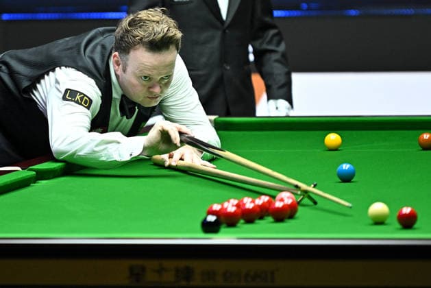 TAIYUAN, CHINA - AUGUST 09: Shaun Murphy of England plays a shot in the first round match against Matthew Selt of England on day 2 of the 2026 World Snooker Tour China Open at Taiyuan Binhe Sports Center on August 9, 2026 in Taiyuan, Shanxi Province of China.  Copyright: xChinaxNewsxServicex 111659092422