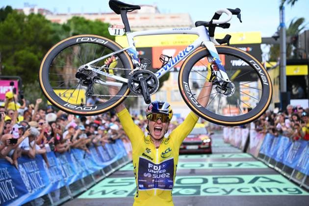 Cycling, Women, Tour de France Femmes, Demi Vollering wins for the second time