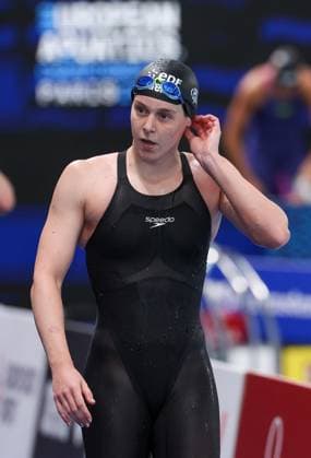 Belgian swimmer Roos Vanotterdijk pictured after the heats of the Women s 100m Freestyle, at the European Aquatics Championships in Paris, France on Monday 10 August 2026. VIRGINIExLEFOUR  x183074472x