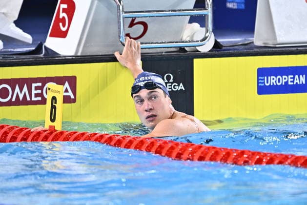 PARIS, FRANCE 20260810 Elias Persson in the 50 meter butterfly, during the European Swimming Championships in Paris. ***The image is included in the SPORTS PACKAGE. For others PAYMENT IMAGE*** PARIS FRANCE x10430x *** PARIS, FRANCE 20260810 Elias Persson in the 50-meter butterfly, during the European Swimming Championships in Paris ***This image is included in the SPORTS PACKAGE. For other images, please see PAYMENT IMAGE*** PARIS, FRANCE x10430x  Copyright: xChristinexOlsson TTx SIM EURO 2026 PARIS