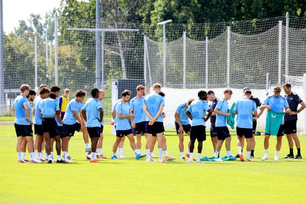Football, 2nd Bundesliga, Hertha BSC, Training