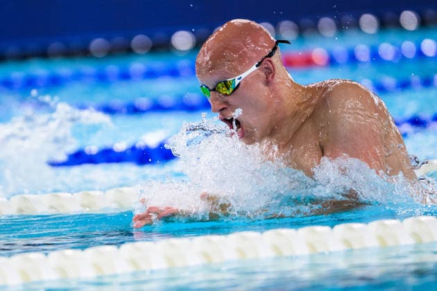 260810 Matti Mattsson of Finland competes in men™s 100 meters breaststroke swimming heats during day eleven of the 2026 European Aquatics Championships on August 10, 2026 in Saint-Denis. Photo: Joel Marklund BILDBYRAN kod JM JM0838 bbeng simning swimming svomming 2026 european aquatics championships em *** August 10, 2026: Matti Mattsson of Finland competes in the men’s 100-meter breaststroke heats on the eleventh day of the 2026 European Aquatics Championships on August 10, 2026 in Saint Denis. Photo by Joel Marklund. BILDBYRAN code JM JM0838 bbeng swimming 2026 European Aquatics Championships EM  Copyright: JOELxMARKLUND BB260810JM061