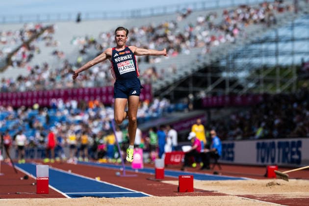 260810 Henrik Flatnes of Norway competes in men s long jump during day 1 of the 2026 European Athletics Championships on August 10, 2026 in Birmingham. Photo: Mathias Bergeld BILDBYRAN kod MB MT1064 friidrott athletics friidrett friidrotts-em em friidretts-em 2026 european athletics championships 1 bbeng long jump lengde längdhopp *** August 10, 2026: Henrik Flatnes of Norway competes in the men’s long jump during Day 1 of the 2026 European Athletics Championships on August 10, 2026 in Birmingham. Photo by Mathias Bergeld, BILDBYRAN, code MB MT1064. track and field, athletics, friidrett, friidrotts EM, 2026 European Athletics Championships, 1 BBENG, long jump, lengde, längdhopp  Copyright: MATHIASxBERGELD BB260810MB018