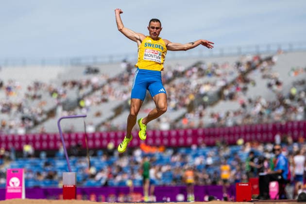 260810 Thobias Montler of Sweden competes in men s long jump during day 1 of the 2026 European Athletics Championships on August 10, 2026 in Birmingham. Photo: Mathias Bergeld BILDBYRAN kod MB MT1064 friidrott athletics friidrett friidrotts-em em friidretts-em 2026 european athletics championships 1 bbeng long jump lengde längdhopp sverige *** August 10, 2026: Thobias Montler of Sweden competes in the men’s long jump during Day 1 of the 2026 European Athletics Championships on August 10, 2026 in Birmingham. Photo by Mathias Bergeld, BILDBYRAN, code MB MT1064. track and field, athletics, friidrett, friidrotts EM, 2026 European Athletics Championships, 1 BBENG, long jump, lengde, längdhopp, Sweden  Copyright: MATHIASxBERGELD BB260810MB020