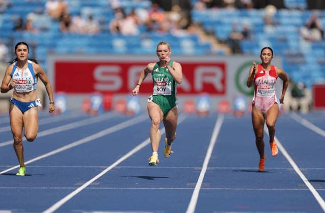 2026 European Athletics Championships, Alexander Stadium, Birmingham, England 10 8 2026 Women™s 100m Round 1 Ireland™s Lauren Roy in action Lauren Roy in action 10 8 2026  Copyright: xx 0U6A4099