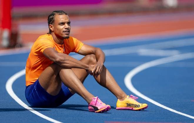 BIRMINGHAM - Eugene Omalla during the 400-meter qualification at the European Athletics Championships. It is the first time the European Championships are being held in Great Britain. IRIS VAN DEN BROEK ANP xVIxANPxSportx xxANPxIVx 565217377 originalFilename: 565217377.jpg