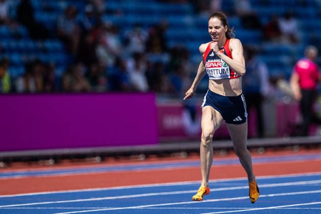 260810 Elisabeth Slettum of Norway competes in women™s 400 meter hurdles qualification during day 1 of the 2026 European Athletics Championships on August 10, 2026 in Birmingham. Photo: Mathias Bergeld BILDBYRAN kod MB MT1064 friidrott athletics friidrett friidrotts-em em friidretts-em 2026 european athletics championships 1 bbeng hurdles hekk häck *** August 10, 2026: Elisabeth Slettum of Norway competes in the women’s 400-meter hurdles qualifying round during Day 1 of the 2026 European Athletics Championships on August 10, 2026 in Birmingham. Photo by Mathias Bergeld, BILDBYRAN, code MB MT1064. track and field, athletics, friidrett, friidrotts EM, 2026 European Athletics Championships, 1 BBENG, hurdles, hekk, häck  Copyright: MATHIASxBERGELD BB260810MB041