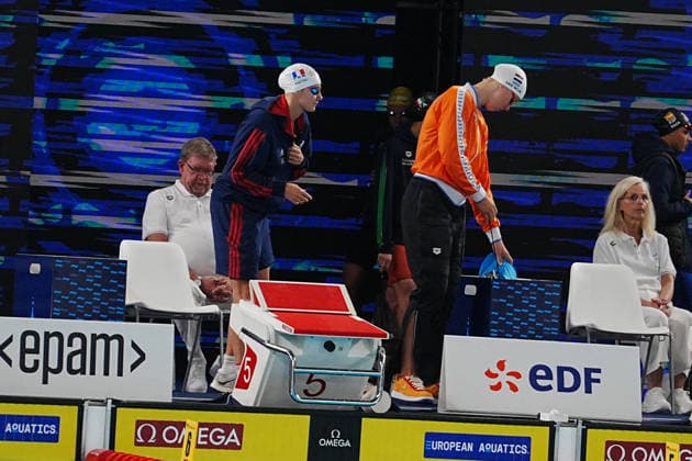 August 10, 2026, Paris, Bretagne, FRANCE: Wattel Marie of France During the heats 100 M Freestyle at the European Swimming Championships at the Greater Paris Metropolis Olympic Aquatics Centre in Paris (France) on August 10, 2026.Credit . 10 Aout European Aquatics Championships Paris 2026  - ZUMAl193 20260810_zsp_l193_001 Copyright: xLaurentxLairysx