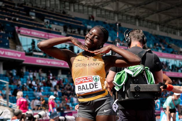 Vanessa Balde (Hamburger SV, 400m Huerden Frauen), GBR, Leichtathletik, Athletics, European Athletics Championships 2026, Leichtathletik Europameisterschaft 2026, Birmingham 2026, 09.08.2026, GBR, Leichtathletik, Athletics, European Athletics Championships 2026, Leichtathletik Europameisterschaft 2026, Birmingham 2026, 09.08.2026 Birmingham *** Vanessa Balde, Hamburger SV, Women s 400m Hurdles, GBR, Track and Field, Athletics, 2026 European Athletics Championships, 2026 European Track and Field Championships, Birmingham 2026, August 9, 2026, GBR, Track and Field, Athletics, 2026 European Athletics Championships, 2026 European Track and Field Championships, Birmingham 2026, August 9, 2026, Birmingham Copyright: xStefanxMayerx EP_SMR