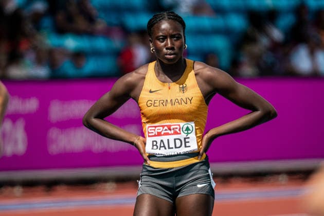 Vanessa Balde (Hamburger SV, 400m Huerden Frauen), GBR, Leichtathletik, Athletics, European Athletics Championships 2026, Leichtathletik Europameisterschaft 2026, Birmingham 2026, 09.08.2026, GBR, Leichtathletik, Athletics, European Athletics Championships 2026, Leichtathletik Europameisterschaft 2026, Birmingham 2026, 09.08.2026 Birmingham *** Vanessa Balde, Hamburger SV, Women s 400m Hurdles, GBR, Track and Field, Athletics, 2026 European Athletics Championships, 2026 European Track and Field Championships, Birmingham 2026, August 9, 2026, GBR, Track and Field, Athletics, 2026 European Athletics Championships, 2026 European Track and Field Championships, Birmingham 2026, August 9, 2026, Birmingham Copyright: xStefanxMayerx EP_SMR