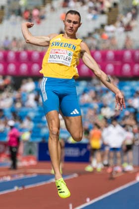 BIRMINGHAM, GREAT BRITAIN - AUGUST 10, 2026 : Thobias MONTLER (SWE Sweden) competing in the long jump qualification during the European Athletics Championships at Alexander Stadium on August 10, 2026 in Birmingham, Great Britain. Oregon Great Britain Copyright: xAxelxKohringx