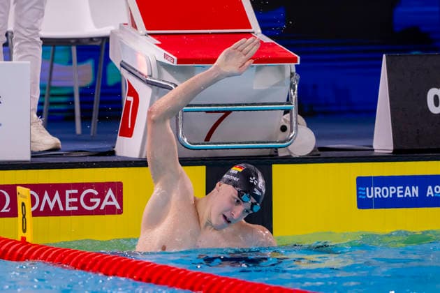 France, Paris, Centre Aquatique Olympique Metropole du Grand Paris, 10.08.2026, European Aquatics Championships Artistic Swimming, Day 11, Morning Session, Finn Hammer of Germany, Photo by Eibner Pressefoto Tino Henschel European Aquatics Championships Artistic Swimming, Day 11, Morning Session Paris *** France, Paris, Centre Aquatique Olympique Metropole du Grand Paris, August 10, 2026, European Aquatics Championships – Artistic Swimming, Day 11, Morning Session, Finn Hammer of Germany, Photo by Eibner Pressefoto Tino Henschel, European Aquatics Championships – Artistic Swimming, Day 11, Morning Session, Paris Copyright: xEibnerxPressefotox